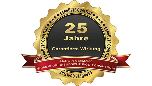 Siegel: 25 Jahre garantierte Wirkung